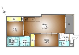 ＲＥＧＡＬＥＳＴ上飯田駅の物件間取画像